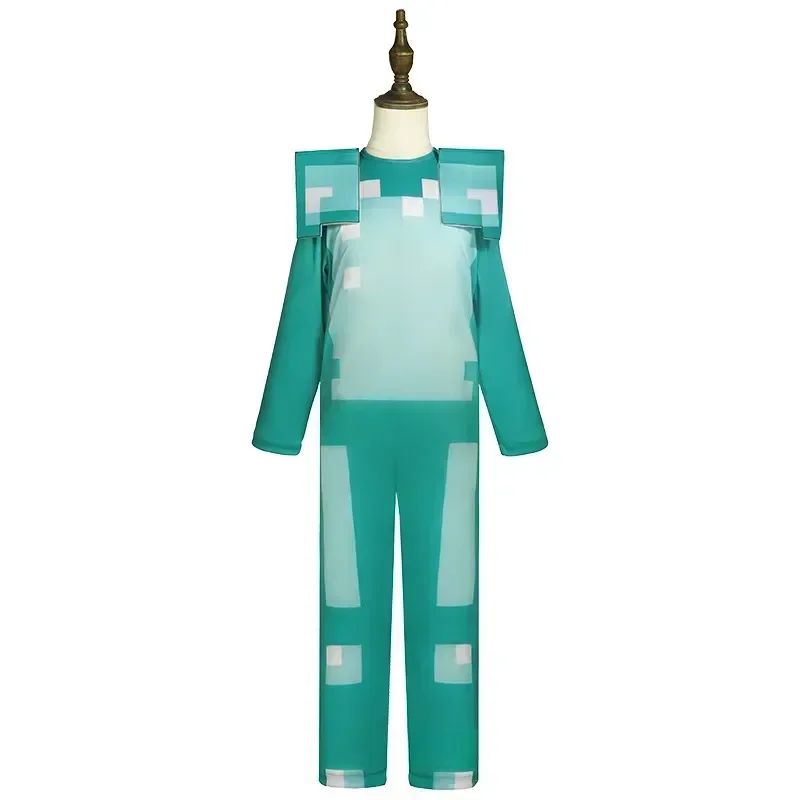 Game My World Role Play Holiday Party Pixel Costume Toy Mc Boys Girls Set Diamond Christmas Gift Stage Costume