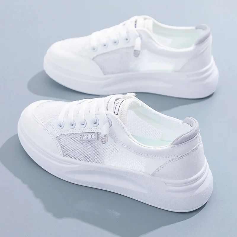2024 White Tennis Athletic Woman Running Shoes Female Casual Sneaker Sports Comfortable Trend Loafers Skateboard Summer Leather