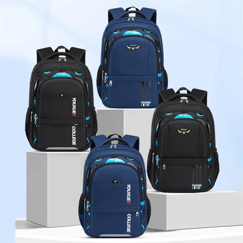 New Children School Bags Kids Backpack In Primary Schoolbag For Teenager Boys Waterproof Backpacks Book Bag