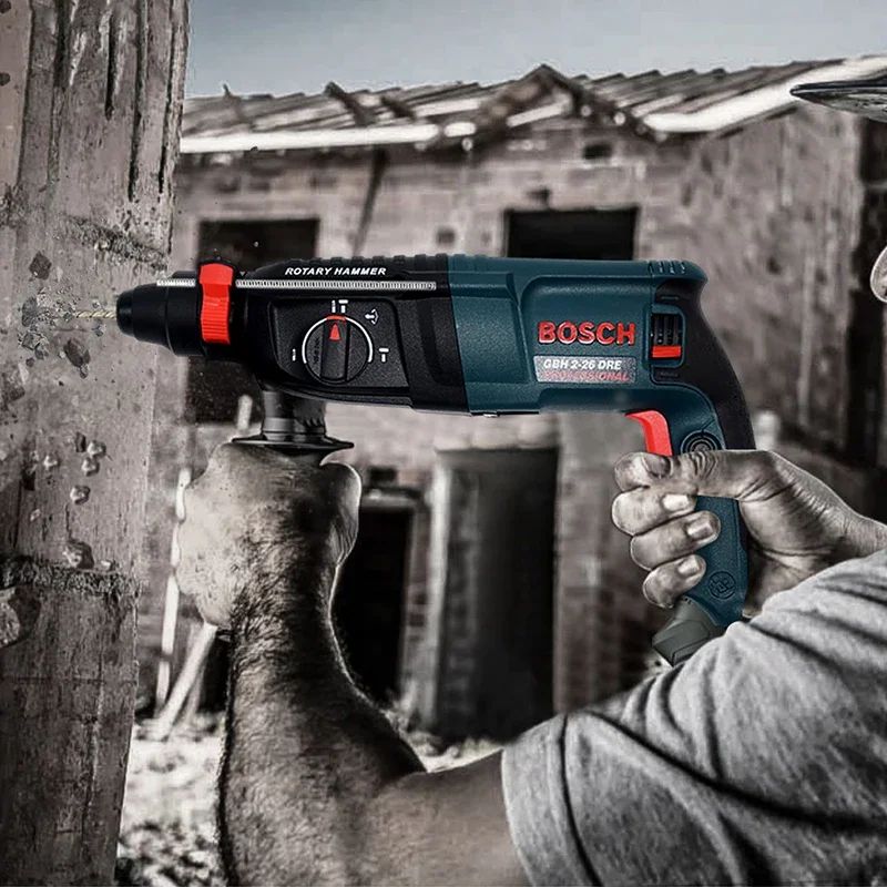Genuine Bosch GBH2-28 industrial park handle Four Pit 800W three-purpose multi-functional concrete hammer and pickaxe