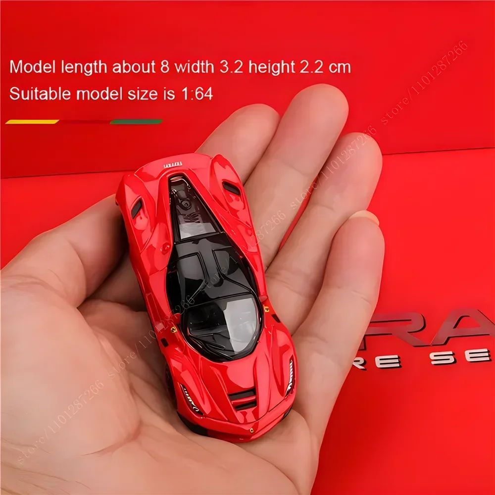 Bburago 1:64 Ferrari Enzo Replica Car Model Scale F40 F50 458 488 296 Diecast Traffic Miniature Art Figure Kid Boy Toy