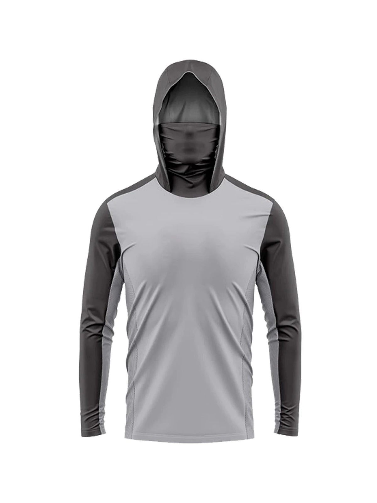 Fishing Hooded Shirts Face Cover Men Long Sleeve Fishing Clothing Breathable Fishing Apparel
