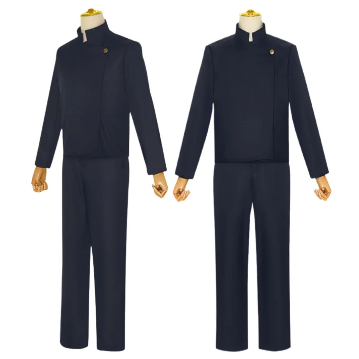 Gojo Satoru Cosplay Costumes pour hommes, Anime iforme de lycée, Perruque trempée, Costume d'Halloween, Vêtements pour adultes