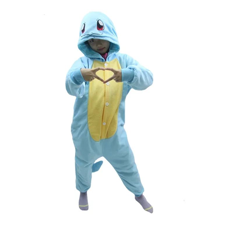 TAKARA TOMY Pokemon Jigglypuff Pikachu Gengar Snorlax Onesie Kigurumi Kids Cosplay Bulbasaur Halloween Pijama Anime Pajamas
