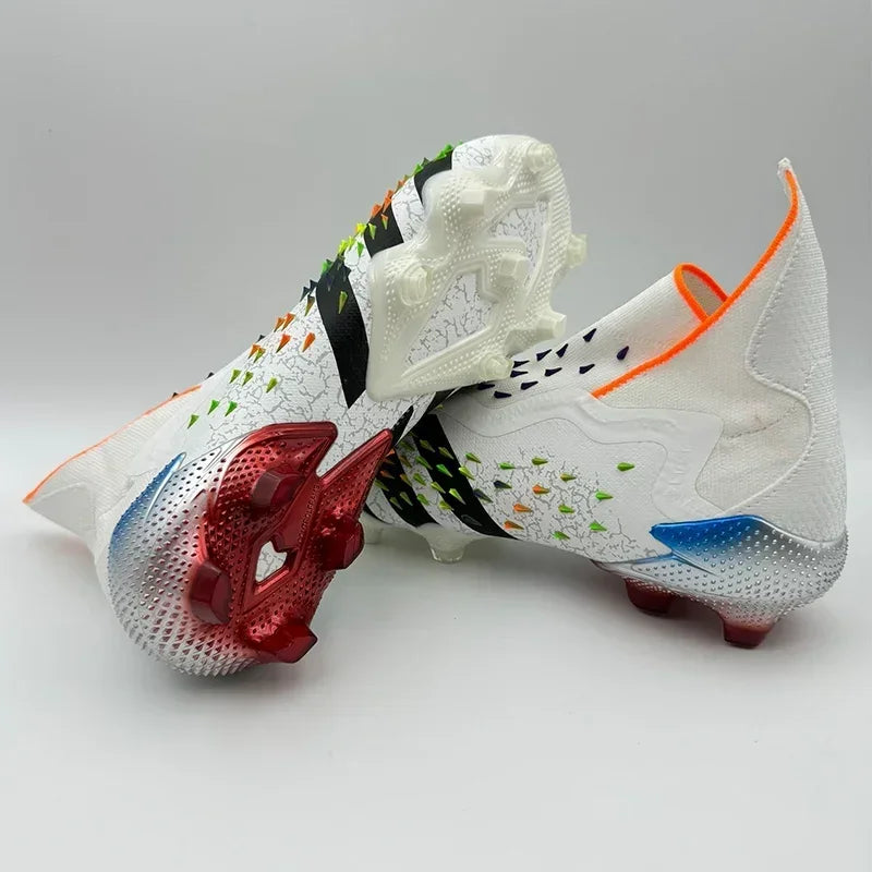 New Men Football Field Boots Professional Original Soccer Shoes Resistant Unisex Comfortable Ankle Cleats Football Shoes Outdoor