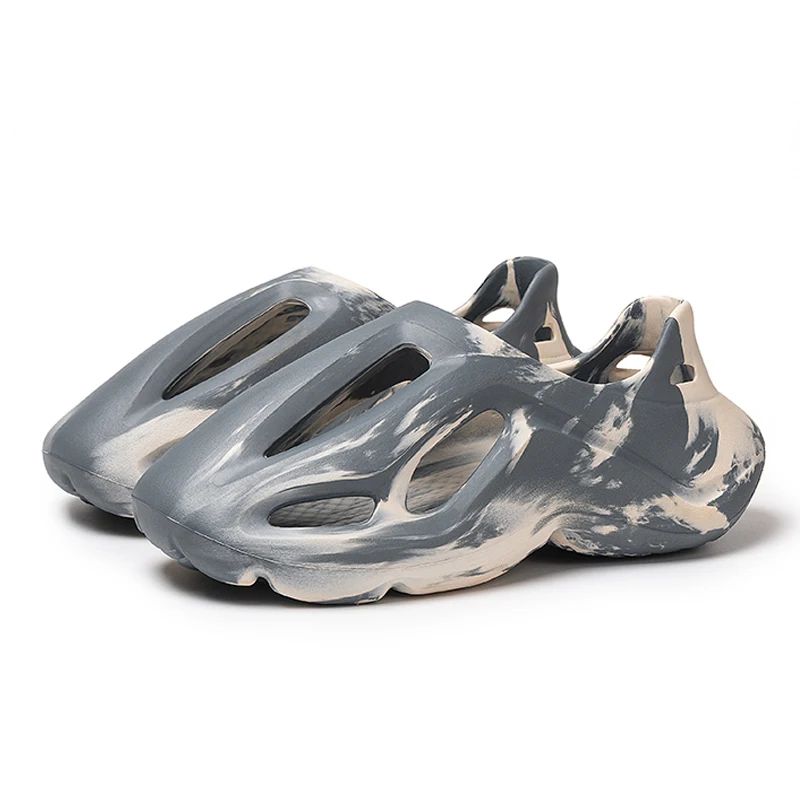 Adult EVA Sandals Injection Molded Men's and Women's Casual Beach Shoes Soft and Non Slip Slippers 36-47