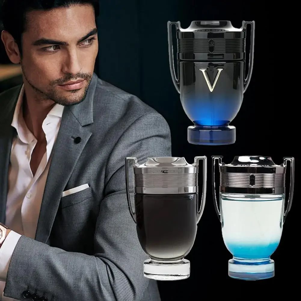 100ML Victory Men's Perfume EDP, Woody Aquatic Notes, Fresh Ocean Fragrance Spray Gift For Men 3.4 Oz Parfum Intense Cologne