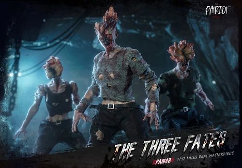 In Stock Patriot The Last of Us Clicker Three Destiny Zombie 1/12 Cloth Robe Action Figure Toy Gift Series Collection