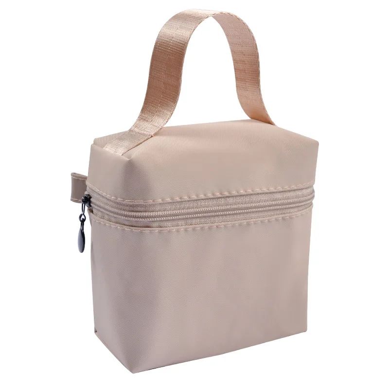 Top selling high-end portable waterproof handle makeup bag, lipstick storage bag, headphone pouch, mini menstrual towel bag