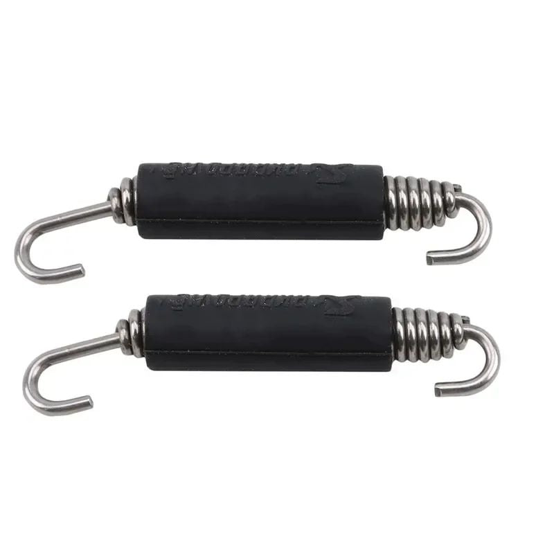 2PCS Stainless Steel Universal Motorcycle Muffler Exhaust Springs Hooks Front Middle Link Pipe Exhaust Connect Spring Yoshimura