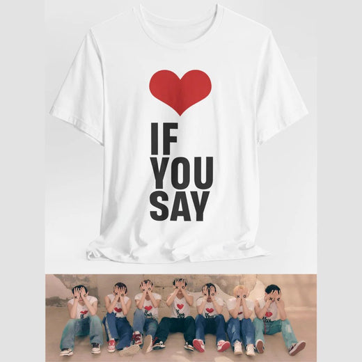 Enhypen If You Say 2025 Tour Walk The Line Concerts T-shirt Y2k Style K-Pop Fan Apparel Women Summer Gift for Music Lovers