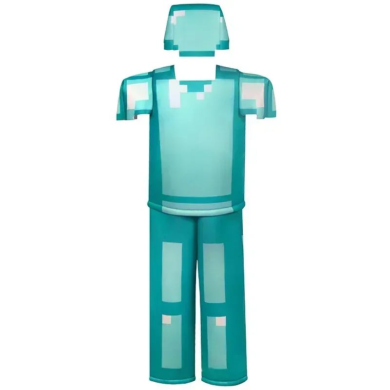 Game My World Role Play Holiday Party Pixel Costume Toy Mc Boys Girls Set Diamond Christmas Gift Stage Costume