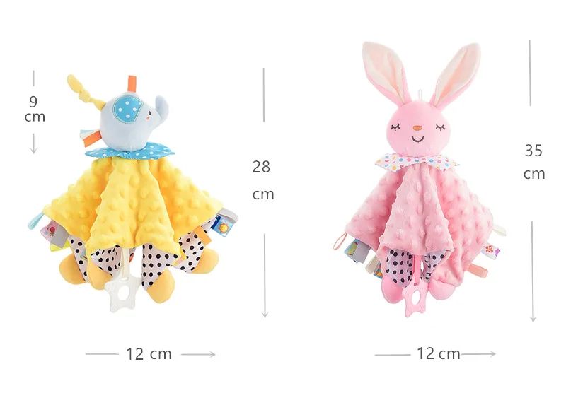 Muslin Baby Comfort Towel Cotton Comforter Blanket Soft Newborn Sleeping Dolls Kids Fashion Sleep Toy Soothe Appease Towel Bibs