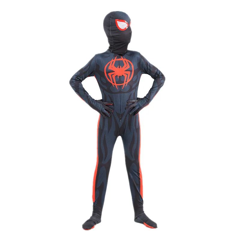 New Superhero Costume Fantasy Jumpsuit Suit Boys Movie Hero Cosplay Tights Halloween Mask Dress Up Party Performance Costume