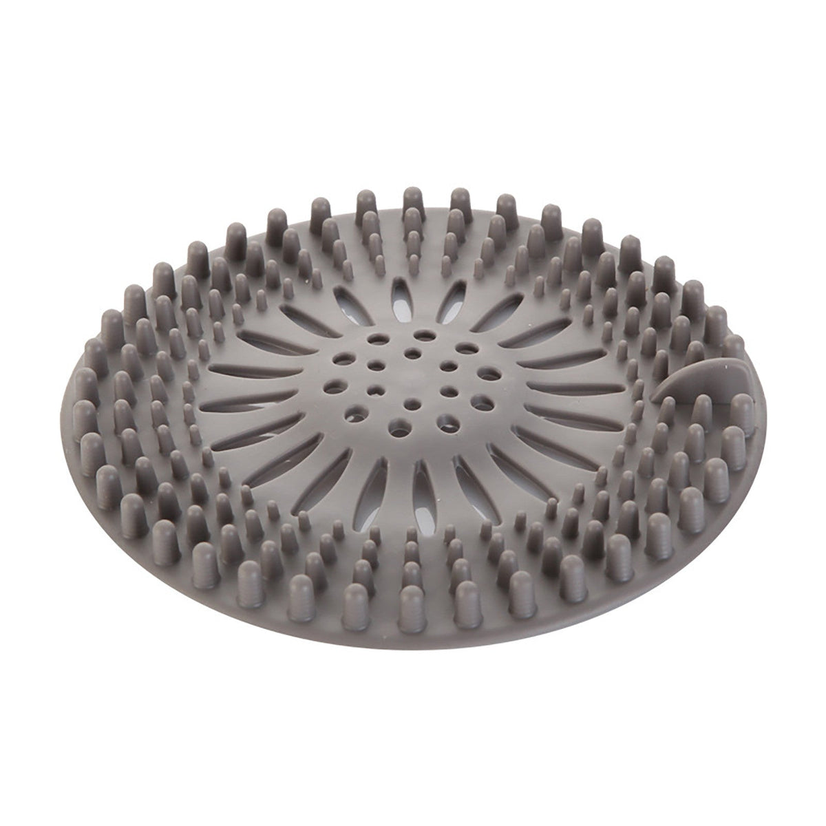 Silicone Drain Hair Catcher with Suction Cup Shower Bathtub Drain Strainer Hair Filter Drain Sink Strainer Bathroom Accessories
