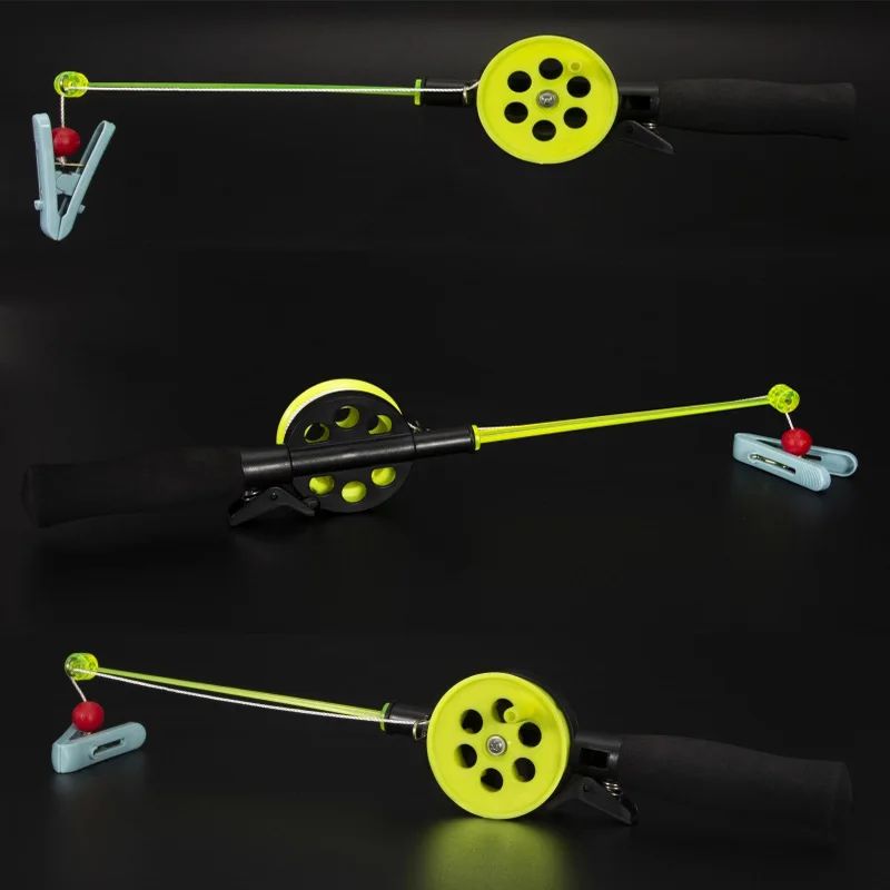 NEW For Outdoor Fishing Portable Accessories Crab Fishing Rod Fishing Tackle Pole with Clip 34cm Winter Outdoor Ice (random)