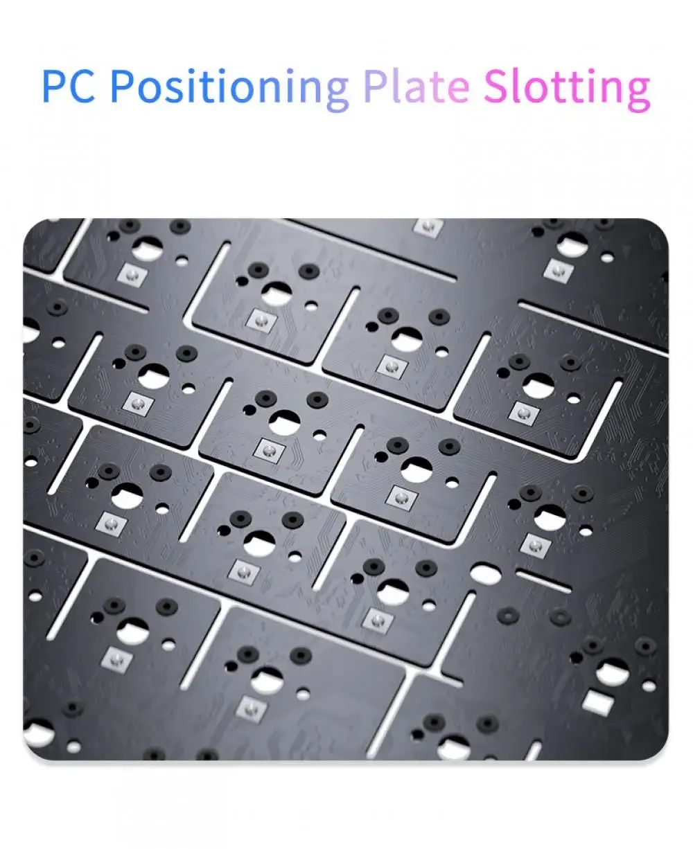 Ajazz Ak820 Mechanical Keyboard Wired USB 75% White Light Gasket Full Key Hot Swap Esports Gaming Keyboard Custom for Pc Laptop