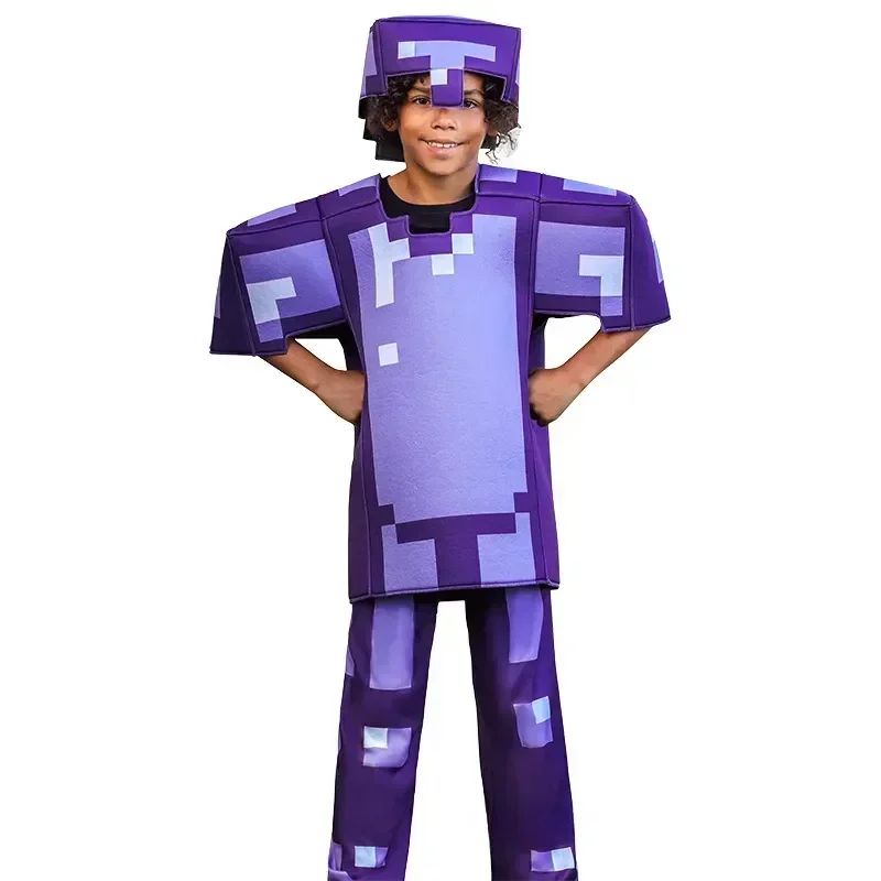 Game My World Role Play Holiday Party Pixel Costume Toy Mc Boys Girls Set Diamond Christmas Gift Stage Costume