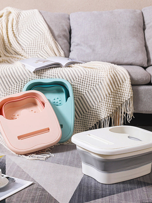 Foldable Footbath Massage Bucket Soaking Bucket Folding Basin Spa Foot Bath Bucket Household Sauna Bathtub Pedicure Bath Bathtub