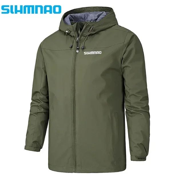 2025Waterproof Fishing Raincoat for Men, Raincoat for Cycling, Windproof Jacket, Mountaineering Clothes, Spring and Autumn Coat