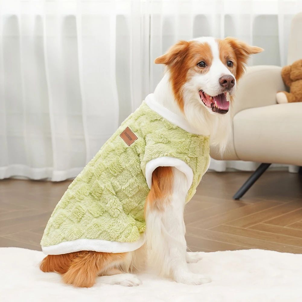 Pet Accessories Winter Dog Clothes for Dogs S-6XL Warm Dogs Coat Schnauzer Pug Clothing Sweatshirts Casual Dog Cat Clothing