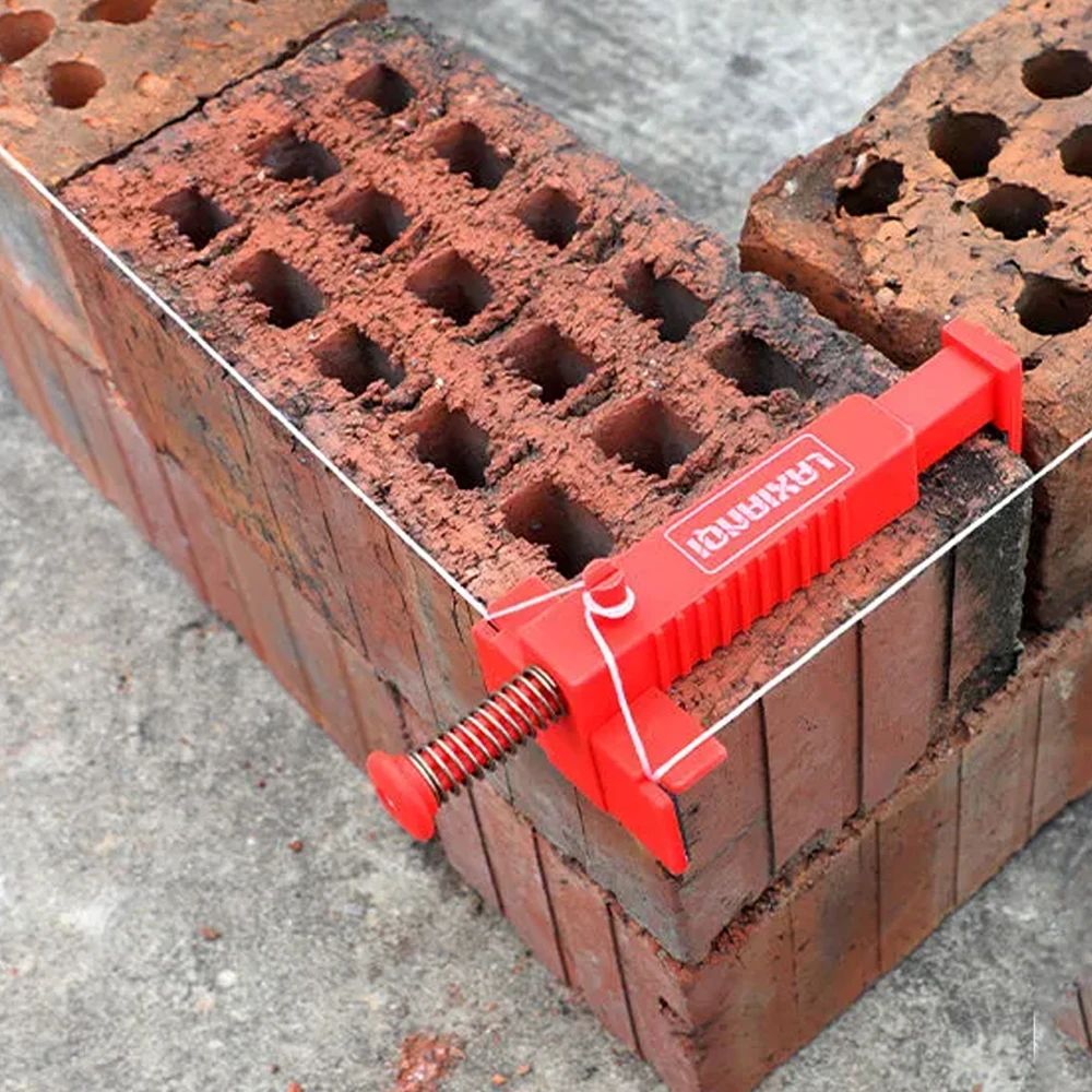 2/4pcs Bricklaying Wire Drawer Brick Liner Wall Building Wire Frame Brick Liner Runner Engineering Construction Tools