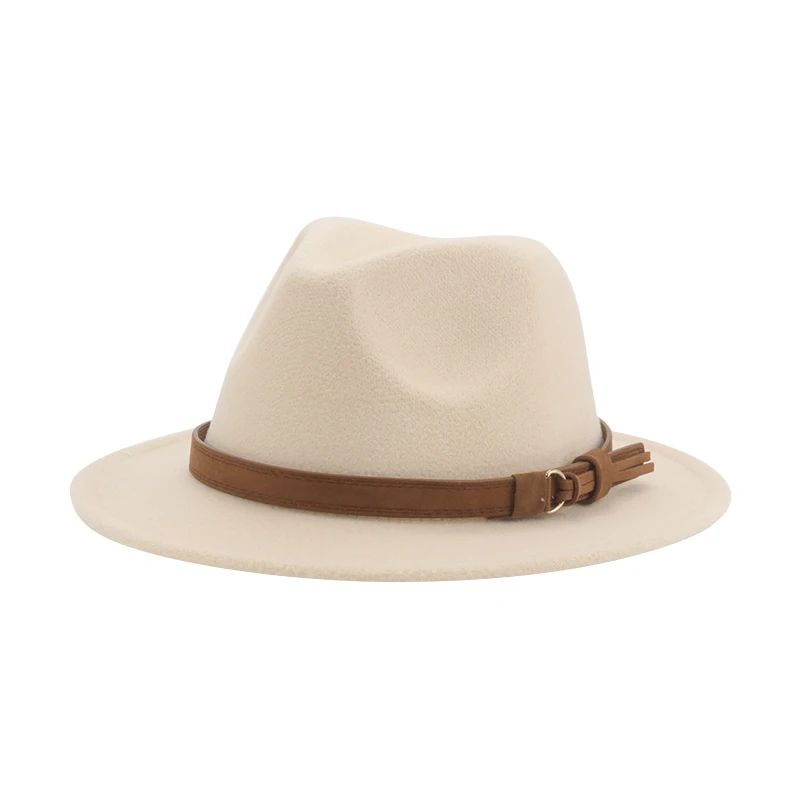 Hats for Women Fedoras Girls Hat Boys Hat Felted Kids Baby Caps Small 52cm 54cm Belt Wedding Cute Kid Fedoras Sombreros De Mujer
