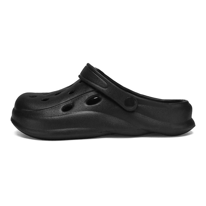 Mens Summer Beach Sandals Unisex Casual Garden Clogs Outdoor Wide Toe Cross Sandals for Ladies Non Slip House Shower Slippers