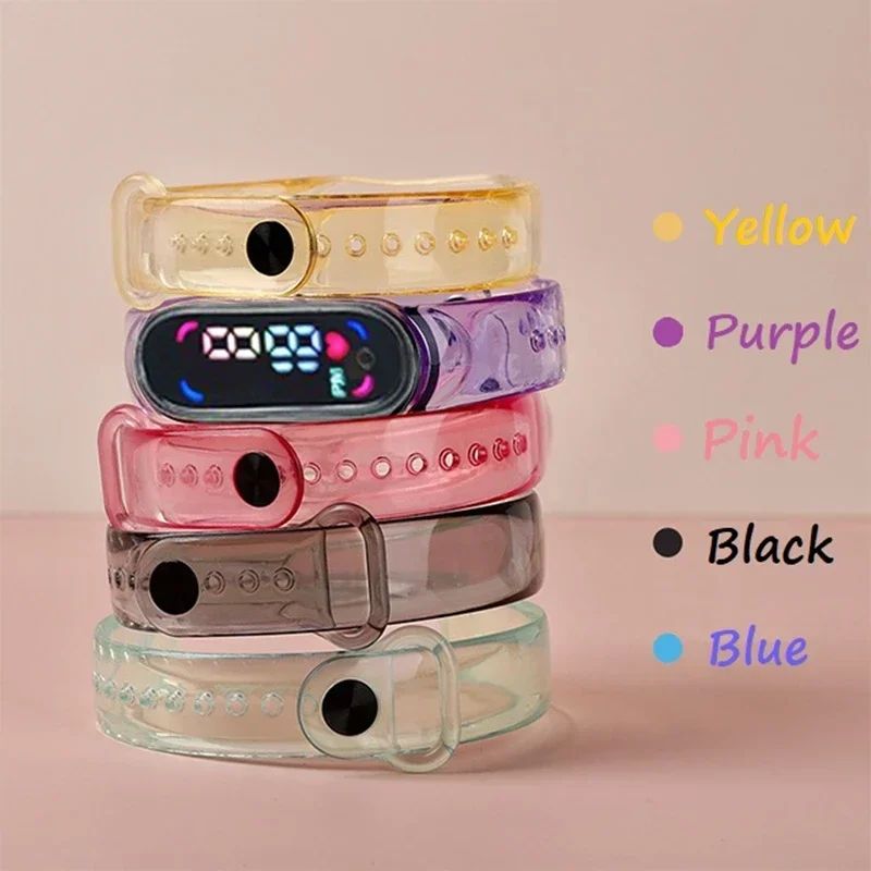 Mario Bros Children's Watches Action Figures Luigi Princess Peach Yoshi Bowser kids Sport Wristband Waterproof Digital Watch Toy