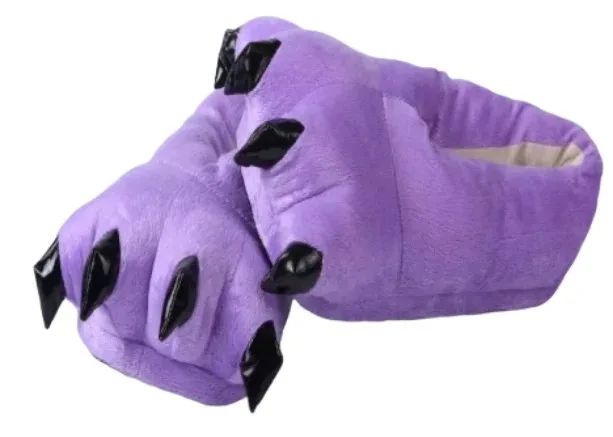 Stitch Animal Paw Slippers For Boy Girl Unisex Kids Cute Monster Claw Slippers Cartoon Soft Plush Warm Home Slippers Child Shoes