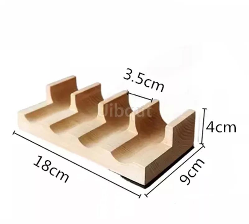 Japanese Sushi Rack shop tool Wooden Taco Snack Food Holder Wood Plate Cuisine Stand Sashimi Sushi Boat Restaurant Hotel Home