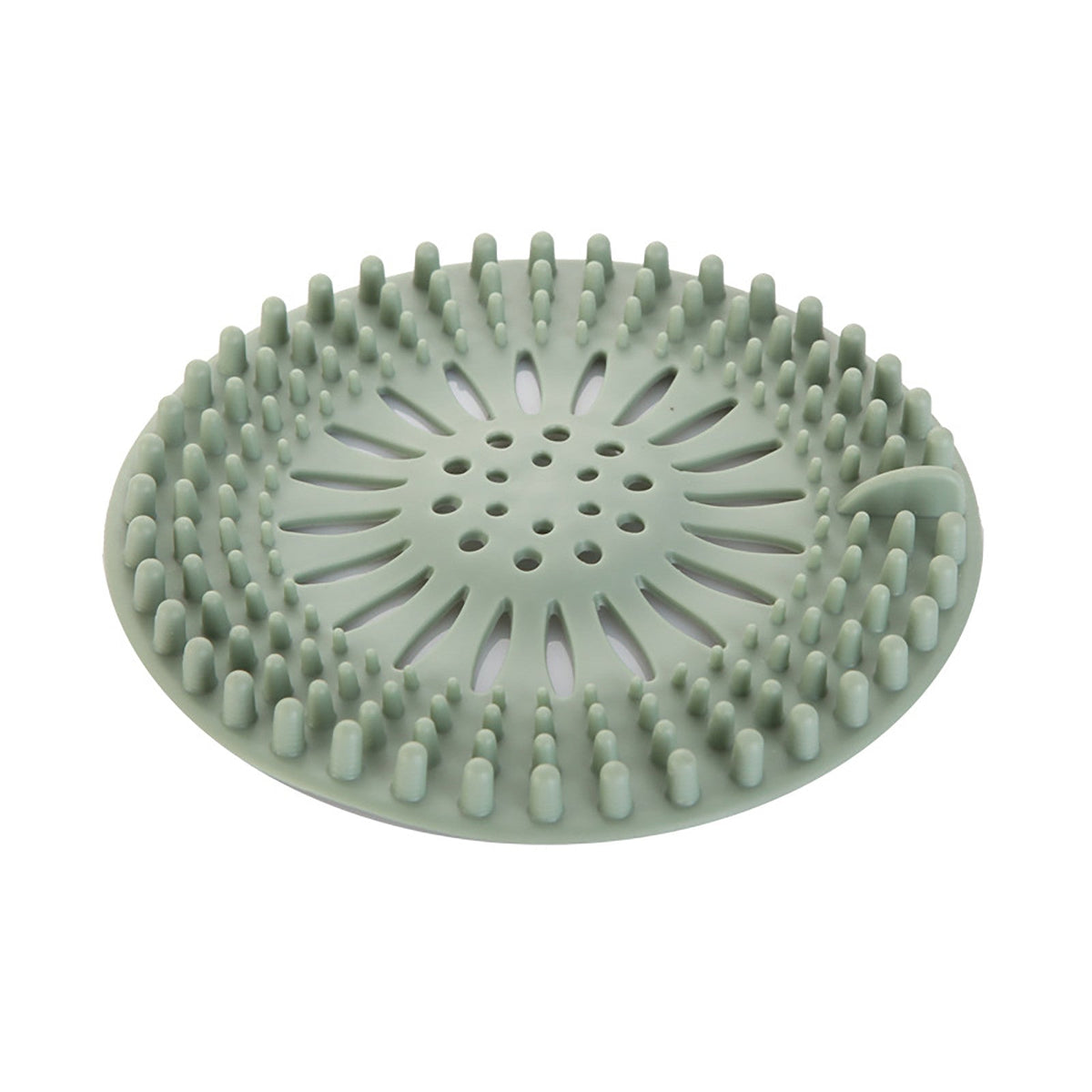 Silicone Drain Hair Catcher with Suction Cup Shower Bathtub Drain Strainer Hair Filter Drain Sink Strainer Bathroom Accessories