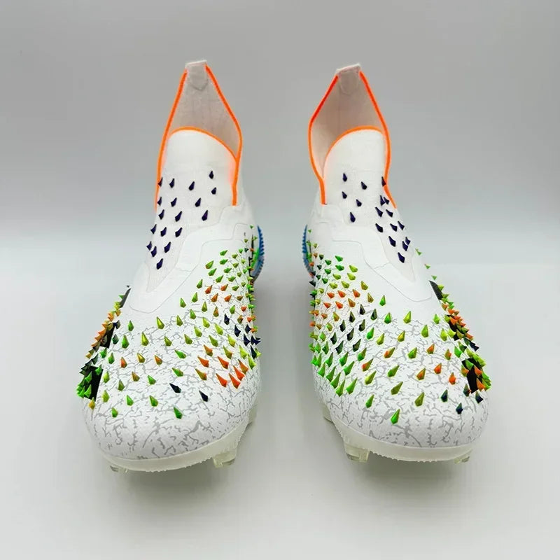 New Men Football Field Boots Professional Original Soccer Shoes Resistant Unisex Comfortable Ankle Cleats Football Shoes Outdoor
