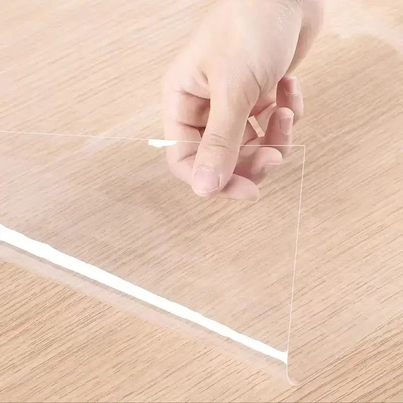 Rectangular Tablecloth, Transparent Table Cloth, Table Protector, Heat Resistant Waterproof Anti-Scratch Tablecloth