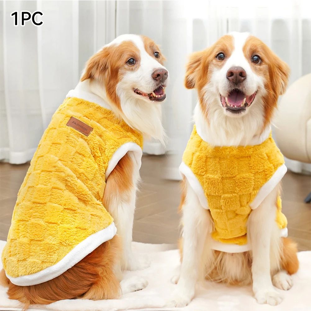 Pet Accessories Winter Dog Clothes for Dogs S-6XL Warm Dogs Coat Schnauzer Pug Clothing Sweatshirts Casual Dog Cat Clothing