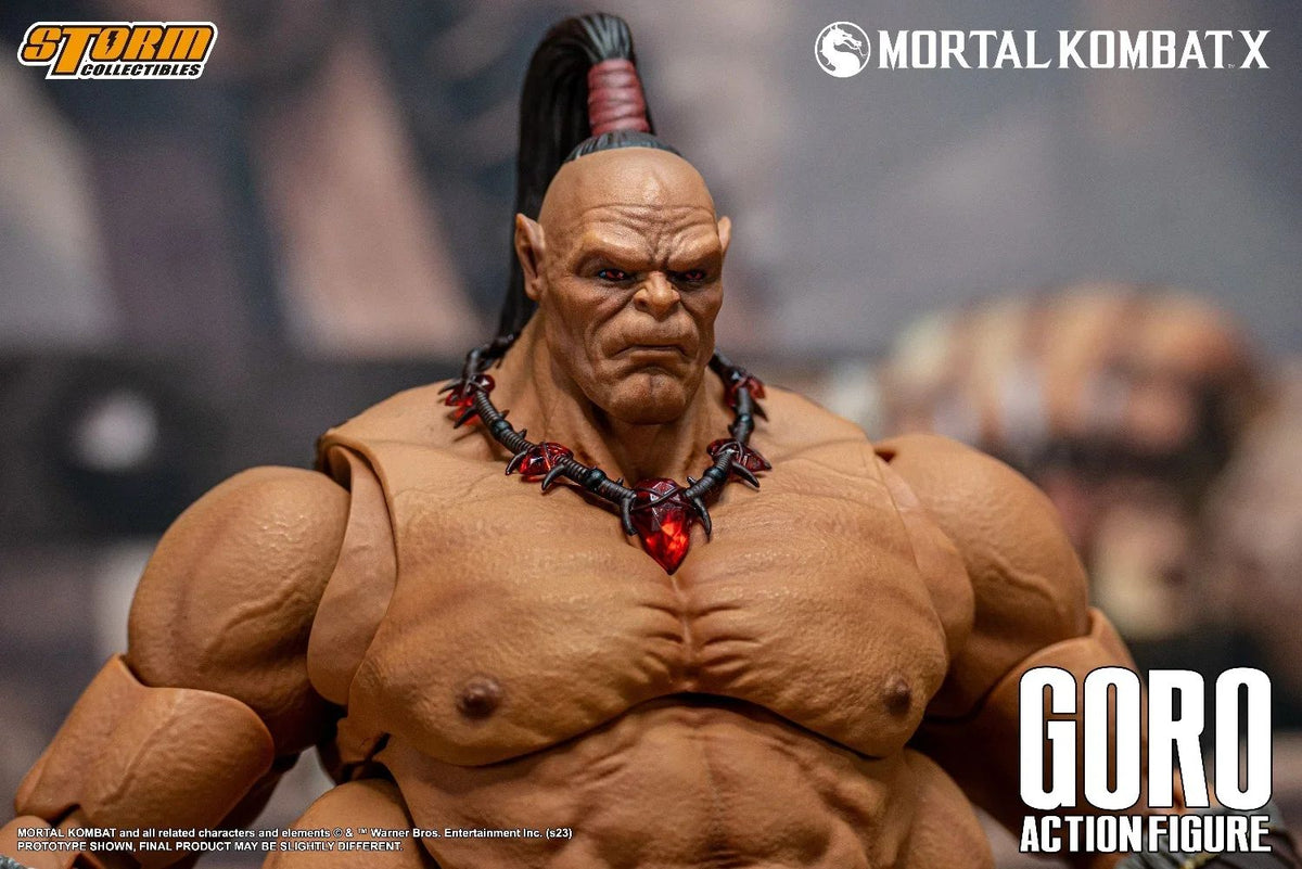 In Stock Storm Toys Mortal Kombat Final BOSS Shao Kahn DCMK14 Luxury Edition Villain Goro DCMK18 Action Figure Model Toys