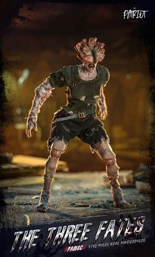 In Stock Patriot The Last of Us Clicker Three Destiny Zombie 1/12 Cloth Robe Action Figure Toy Gift Series Collection