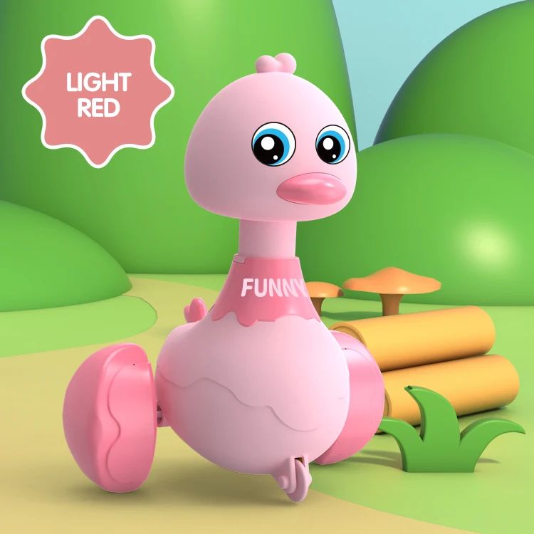 Baby Climb Toy Inertia Pull Back Cars Swing Duck Toy Cartoon Press Vehicles Glide Early Education Toys for Toddlers Boys Girls