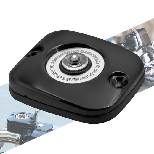Motorcycle Brake Master Front Cylinder Cover For Harley Softail Fat Boy Slim Touring Road King Street Glide FLHT Dyna Low Rider