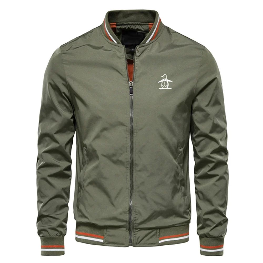 New/Korean/Golf/Men's stand up collar jacket zipper sportswear, Spring and Autumn fashion men's outdoor casual zipper jacket