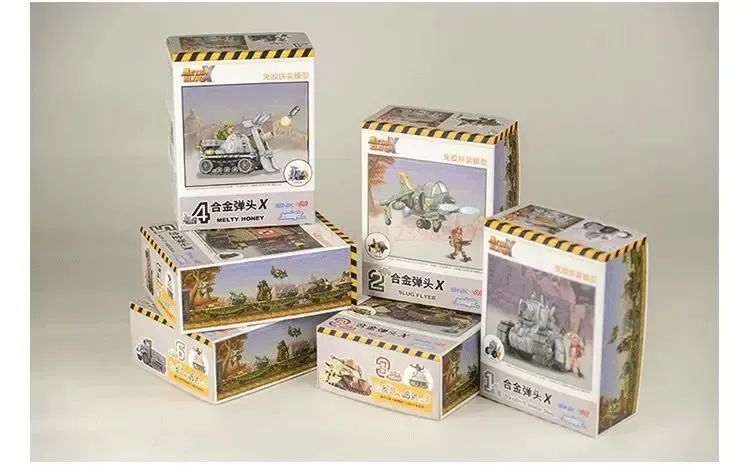 ?IN STOCK?XIN SHI Model Assembly Metal Slug X 2 SV-001 SV001 SLUGFLYER NOP-03 LANDSEEK T-2B SHOE Action Figure Toys