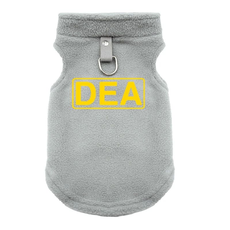 FBI Soft Dog Clothes Vest Warm Puppy Dogs Vest Cloak Pet Winter Clothing Jacket Coat Small Medium Dogs Outfit Chihuahua S-XL
