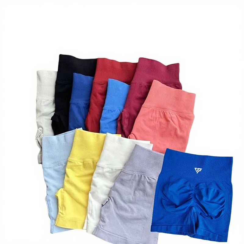High Quality Women's Sports Stretch Fitness Shorts Yoga Training Running Pilates Tight Yoga Shorts