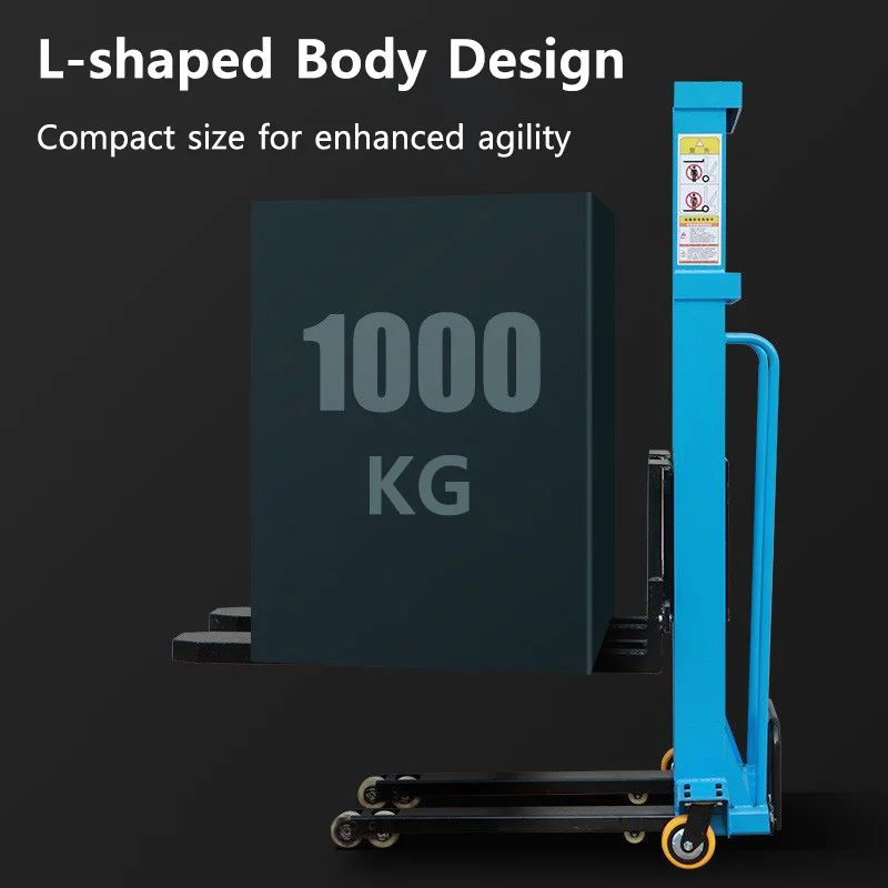 Specialized Portable Electric Truck-Mounted Forklifts 1 Ton 500kg Load Capacity Fully Automatic Lifting Handling Small Forklifts