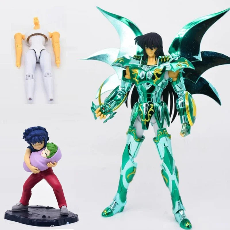 JM.MST Model Saint Seiya Myth Cloth EXM/EX Dragon Shiryu God V4 with Ikki Baby Shun Knights of The Zodiac Action Figure in Stock