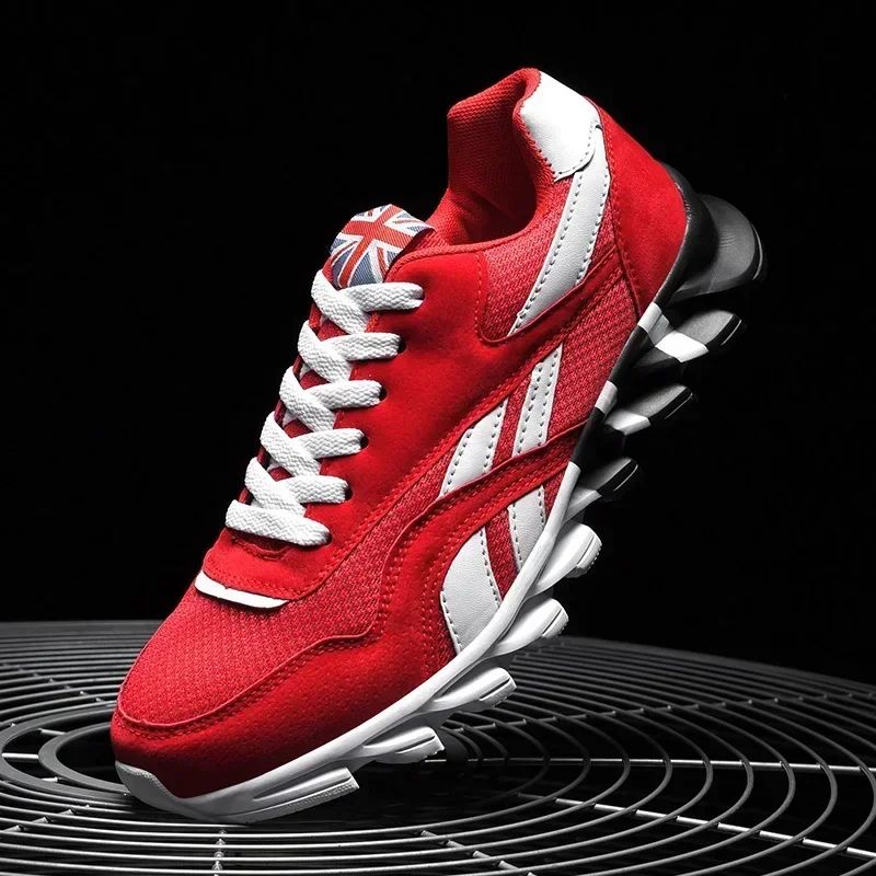 Brand Trend Size 46 47 48 Men's Wear-resistant Cushioning Thick-soled Fitness Sneakers Outdoor Breathable Running Shoes for Men