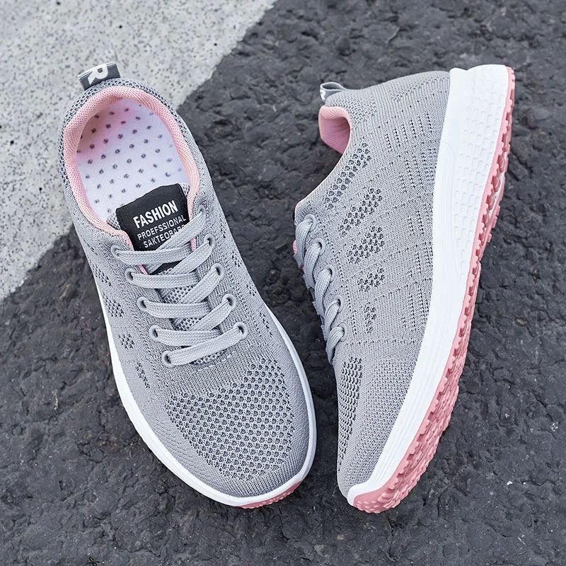 2025 Spring New Women's sneakers Soft soled Breathable flat Casual Shoes Trendy Sports Shoes Running Driving Shoes for women