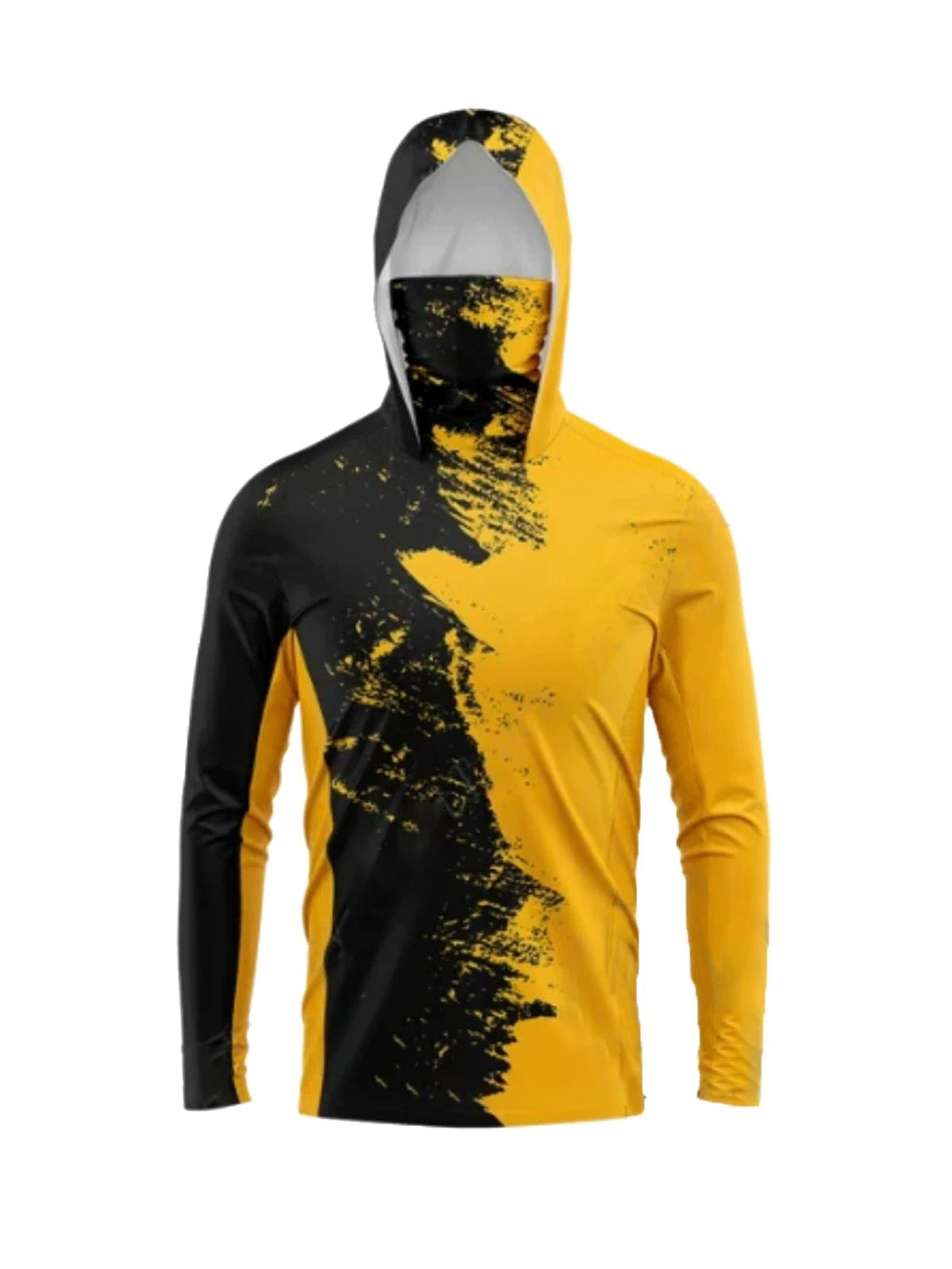 Fishing Hooded Shirts Face Cover Men Long Sleeve Fishing Clothing Breathable Fishing Apparel