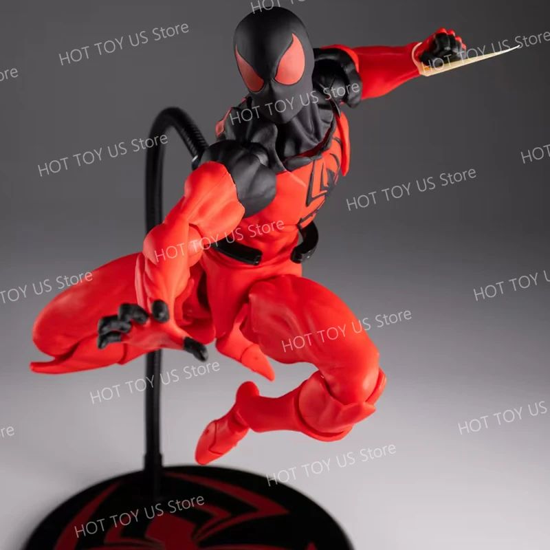 Mess Toys Spider Man Symbiote Spiderman Messtoys Black Suit Neighbor Scarlet Spider Anime Action Figure Gifts Toys