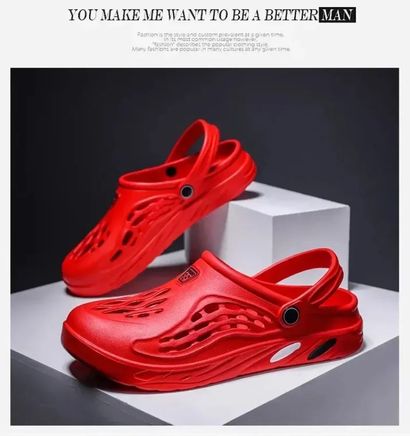 Outdoor Sandals for Men and Women Summer Clogs EVA Slippers Plus Size 47 48 49 Men Garden Shoes Beach Sandals Breathable Clogs